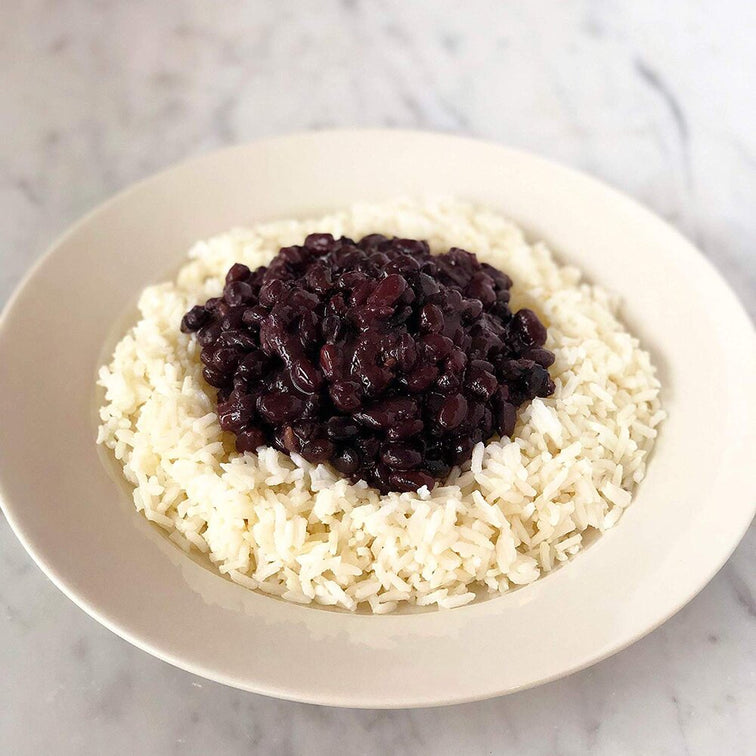 Load image into Gallery viewer, Fillo's black beans and rice.