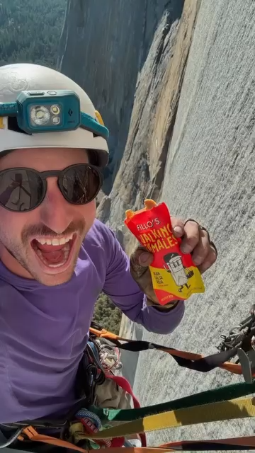 Enjoying tamales on a trail