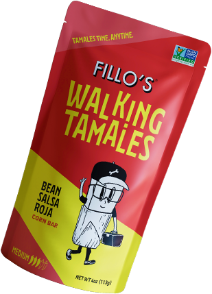 Bean Salsa Roja Tamale