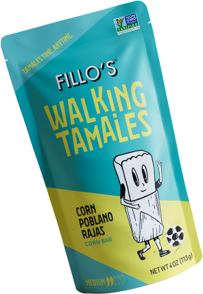 Corn Poblano Rajas Tamale
