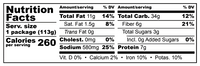 Load image into Gallery viewer, Fillo&#39;s Bean Salsa Habanero Nutrition Facts
