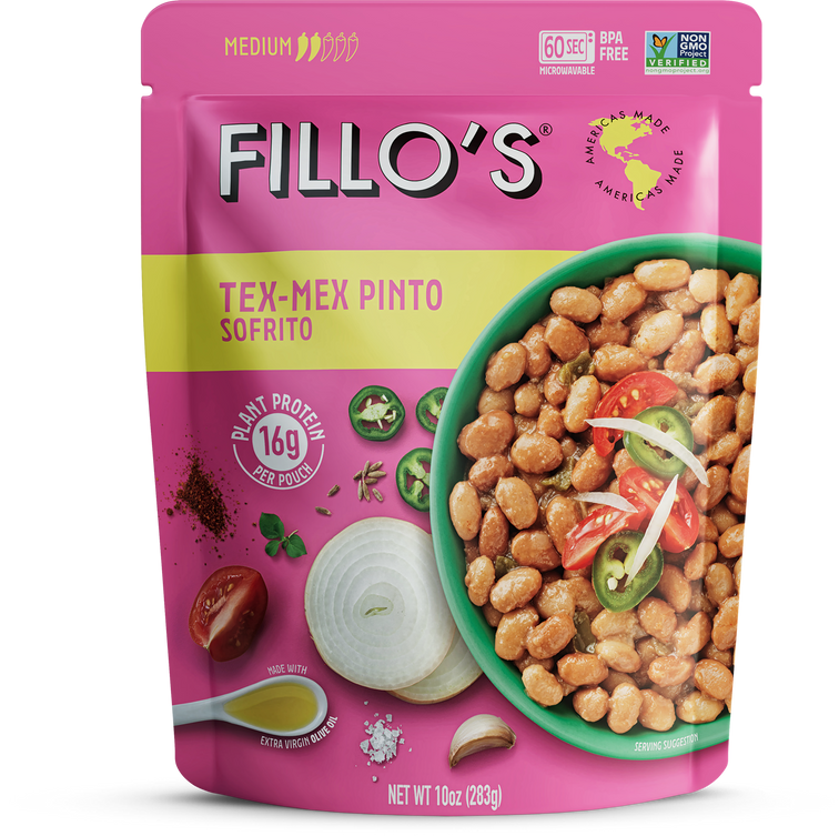Load image into Gallery viewer, A package of Fillo&#39;s Tex-Mex Pinto Sofrito. 
