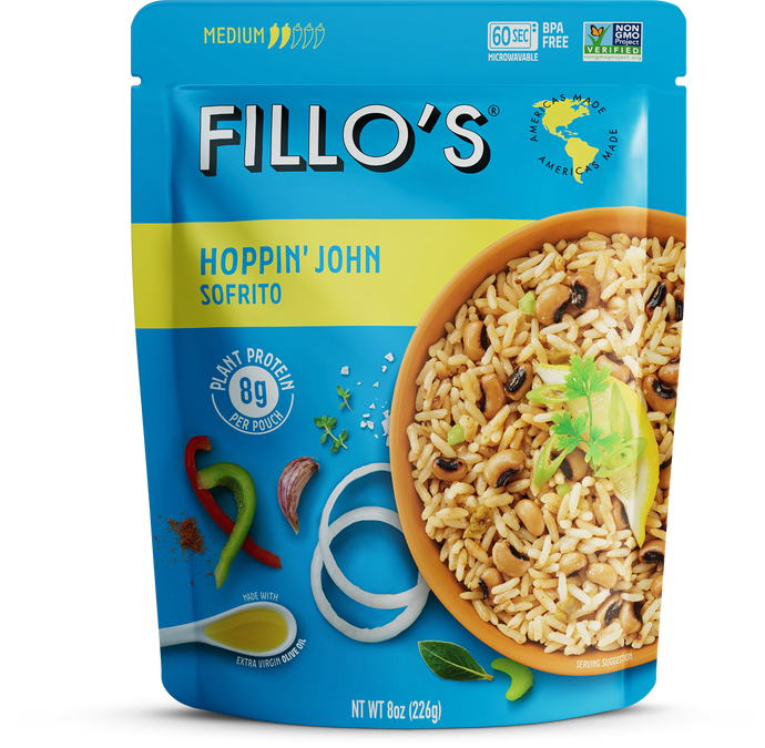 A package of Fillo's Hoppin' John Sofrito.