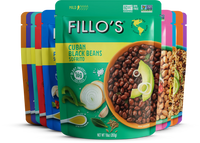 Load image into Gallery viewer, An assortment of Fillo&#39;s packages including Cuban Black Beans Sofrito. 
