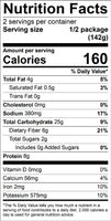 Load image into Gallery viewer, Fillo&#39;s nutrition facts label. 
