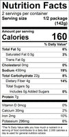 Load image into Gallery viewer, Panamanian Garbanzo Sofrito back label nutrition facts.
