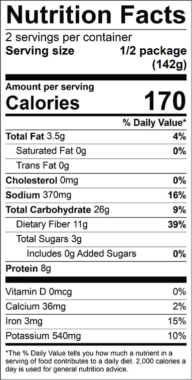 Load image into Gallery viewer, The nutrition facts Mexican Mayocobo Sofrito. 
