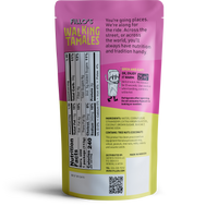 Load image into Gallery viewer, The back of a package of Fillo&#39;s Walking Tamales Strawberry Coconut corn bars nutrition facts and ingredients. 
