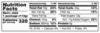 Load image into Gallery viewer, Fillos Mexican Chocolate Almond Nutrition Facts
